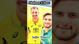 Shaheen Afridi And Mitchell Starc Selfie [upl. by Diraf]