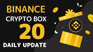 New crypto box  Binance crypto box free code 2023  New Crypto Box Binance update [upl. by Niltak]