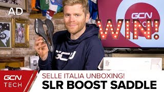 Selle Italia SLR Boost Road Bike Saddles  GCN Tech Unboxing [upl. by Lander]