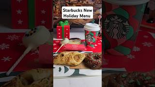 New Starbucks Holiday Menu 2025 starbucks foodreview holiday holiday starbucksholidaydrinks [upl. by Elaweda]