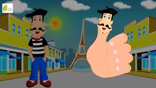 French Finger Family  Kids Nursery Rhymes [upl. by Caassi880]