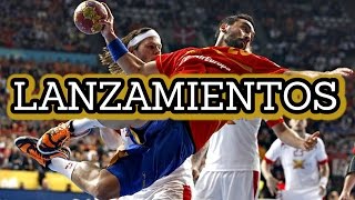 BALONMANO  LANZAMIENTOS [upl. by Gaston996]