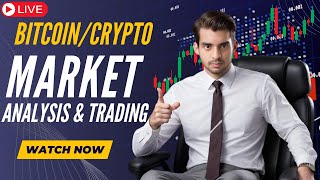 Btc live Trading  Crypto Live Trading [upl. by Epuladaugairam]