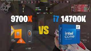 14700K VS 9700X  Valorant [upl. by Selassie]