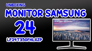 Monitor Samsung T35F 24 Pulgadas pantalla plana unboxing [upl. by Nomzzaj169]