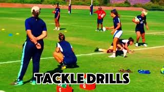 Rugby tackle drills [upl. by Ardussi]