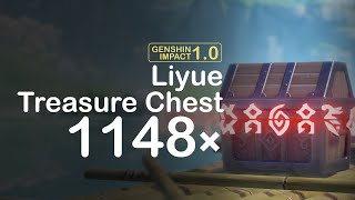 All 1148 Liyue Chests Location  Genshin Impact The ONE AND ONLY GUIDE YOU EVER NEED [upl. by Aretha]