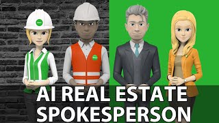 Fiverr AI Real Estate Spokesperson Real Estate Avatar [upl. by Okimik]