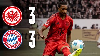 6goal spectacle ends in draw  Eintracht Frankfurt vs FC Bayern 33  Highlights amp Interviews [upl. by Akinimod]