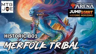 Simic Merfolk Tribal  Historic Bo1  MTG Arena Gameplay [upl. by Fortuna]