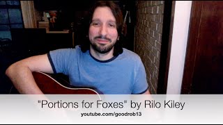 Portions for Foxes by Rilo Kiley  guitar lesson  How to play cool songs on guitar [upl. by Anelhtak]