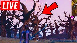 NEW WAILING WOODS IS BURNING DOWN RIGHT NOW Fortnite Event Live Wailing Woods Burning Down Live [upl. by Ailimaj]