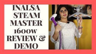 Inalsa Steam Master 1600w Garment Steamer Review I Demo [upl. by Renelle]