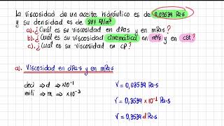Transformaciones de unidades de medida  Viscosidad [upl. by Euqinahs949]