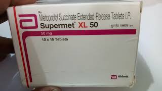 Supermet 50 mg Tablet XL View Uses Side Effects Price in hindi [upl. by Jsandye]