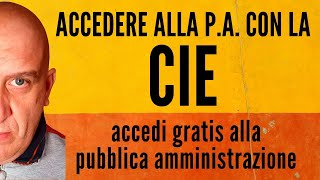 Accedere con CIE alla PA [upl. by Haakon]