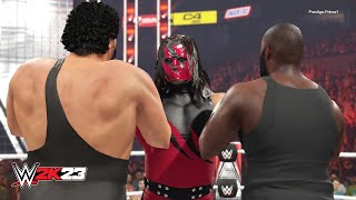 WWE 2K23  Kane CHOKESLAM Compilation [upl. by Slaohcin]