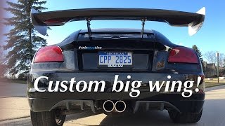 Chrysler Crossfire  BIG WING Install [upl. by Aeel]