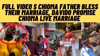 Davido chioma wedding  chioma father bless marriage ooni of ife  obasanjoamp more dignitaries fest [upl. by Mor]