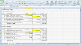 Conciliación bancariaavi [upl. by Franek]