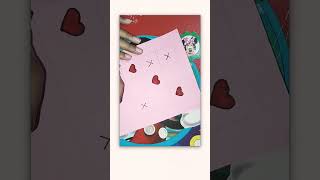 easy proposal card make with paper 💕🥰 inspiration art viralvideo viralshort paperart giftcard [upl. by Seravart]