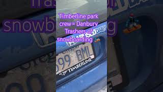 Timberline park crew  Danbury Trashers of snowboarding 🏂 [upl. by Cherian]