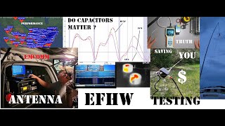 Low Loss EFHW Ham radio HF antenna antenna tests Do capacitors matter  DIY and save your money [upl. by Ulla794]