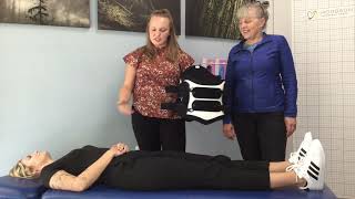 Hodgson Orthopedic Group  How To Use a Lumbosacral Orthosis LSO Brace [upl. by Edak]