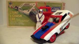 Evel Knievel Stunt ampCrash Car set [upl. by Neerhtak]