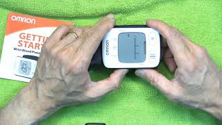 Tutorial Guide amp How To USE Set the Date amp Time on an OMRON BP652 Wrist Blood Pressure Monitor [upl. by Ramirolg]