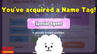 How to Get The SPECIAL AGENT tag Play Together Game [upl. by Watkins]