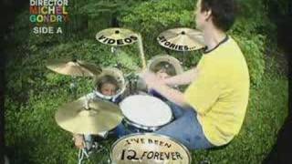 Michael Gondry drumming at home [upl. by Norrehs]