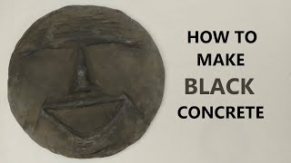 How To Make Concrete Black [upl. by Macguiness]