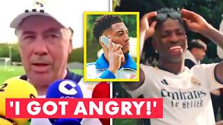 🔥 Vini Jr involved Ancelotti told how Bellingham PROVOKED him after El Clasico  Real Madrid News [upl. by Wareing]