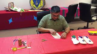 Making Moccasins with the Wahzhazhe Cultural Center [upl. by Hokanson]