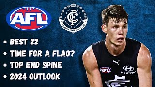 Analysing the Carlton Blues for AFL 2024 [upl. by Linzy]