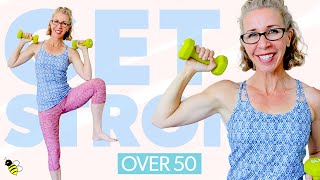 STRENGTH Workout with DUMBBELLS for Women over 50 ⚡️ Pahla B Fitness [upl. by Airal340]