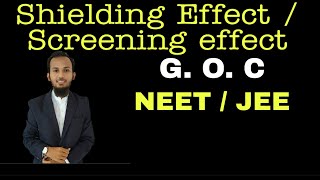 Shielding Effect or Screening Effect  1 Basic  by Saad Anwar  NEET  11th [upl. by Sikko]