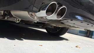 BMW F10 535i Remus Quad Exhaust [upl. by Jael]