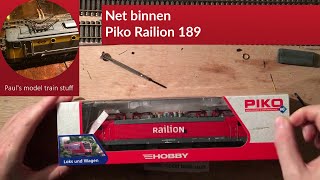 Net binnen Piko Railion 189 [upl. by Sgninnej85]