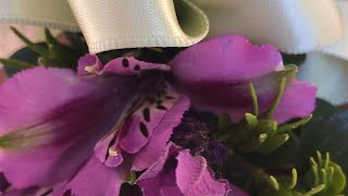 DIY Corsages Learn to make a simple alstroemeria corsage [upl. by Adnawad275]