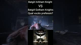 Batgirl Arkham Knight VS Batgirl Gotham Knight [upl. by Troxell294]