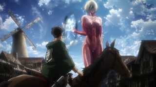 attack on titan sexy female titan ep18 [upl. by Reldnahc92]