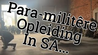 Paramilitêre Opleiding in SA [upl. by Eornom]