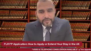 FLR FP Application  How to Apply or Extend Your Stay in the UK [upl. by Notsahc]