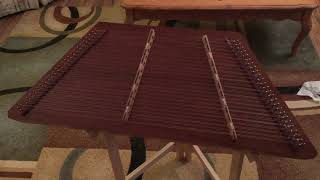 Homemade Mahogany hammered Dulcimer build Used plans from the Guild of American Luthiers [upl. by Camm289]