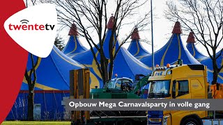 Opbouw Mega Carnavals Albergen in volle gang  TwenteFM [upl. by Darya]