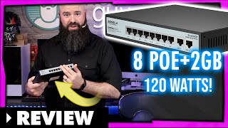 8 Port POE amp 2 GbE Switch for UNDER 50 [upl. by Ethban]