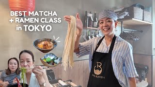 BEST MATCHA IN TOKYO  RAMEN CLASS  MOMMY HAIDEE VLOGS [upl. by Ecirted]