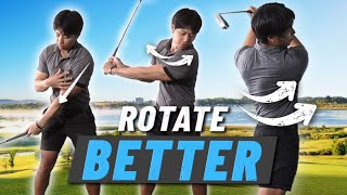 HOW TO MAKE ROTATION EASIER IN THE GOLF SWING [upl. by Christenson]